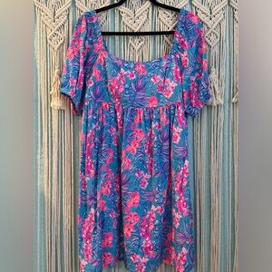 VGUC Lilly Pulitzer orchid oasis dress